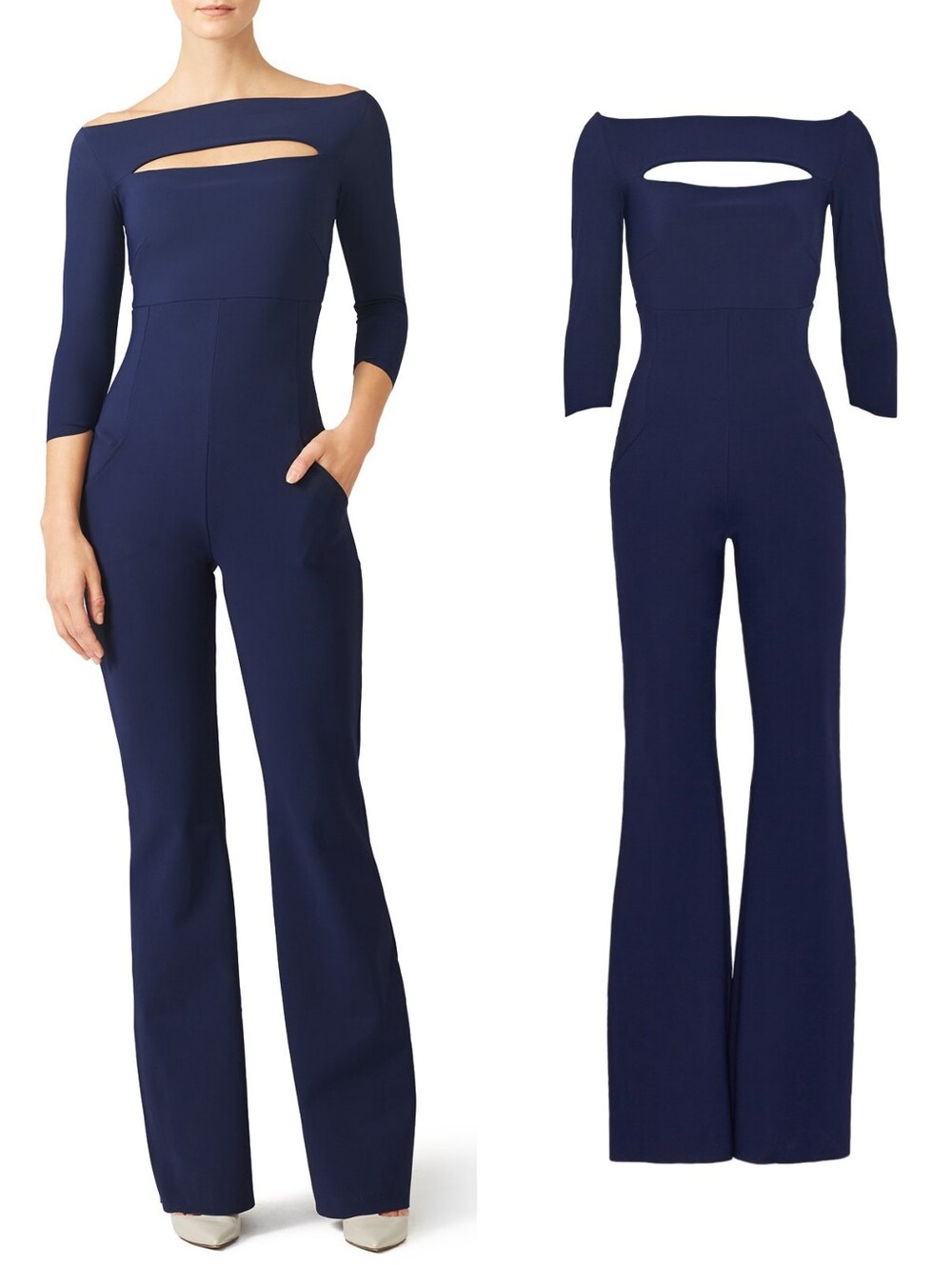 Chiara Boni Navy Katiuscia Jumpsuit